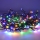 Catena luminosa LED da esterno 100 LED, 8 modalità, 13 m, IP44, multicolore