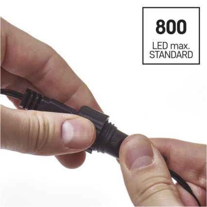 Catena luminosa LED da esterno 100xLED/15m IP44 bianco caldo