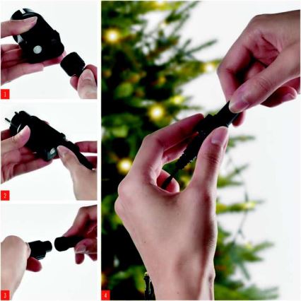 Catena luminosa LED da esterno 100xLED/15m IP44 bianco caldo