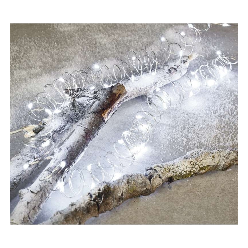 Catena luminosa LED da esterno 100xLED/15m IP44 bianco freddo