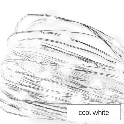 Catena luminosa LED da esterno 100xLED/15m IP44 bianco freddo