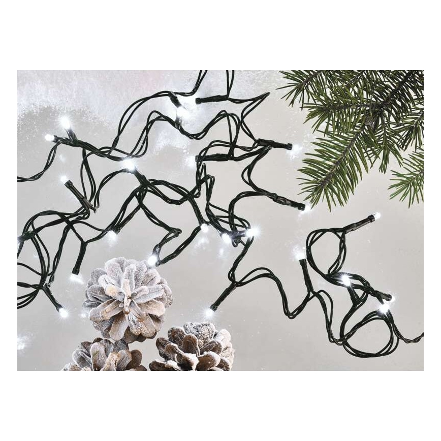 Catena luminosa LED da esterno 120xLED/17m IP44 bianco freddo