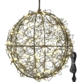 Catena luminosa LED da esterno 200 LED 5 m IP44 bianco caldo