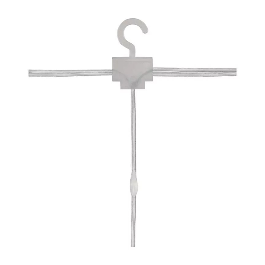 Catena luminosa LED da esterno 240 LED/8 funzioni 6,7 m IP44 bianco caldo