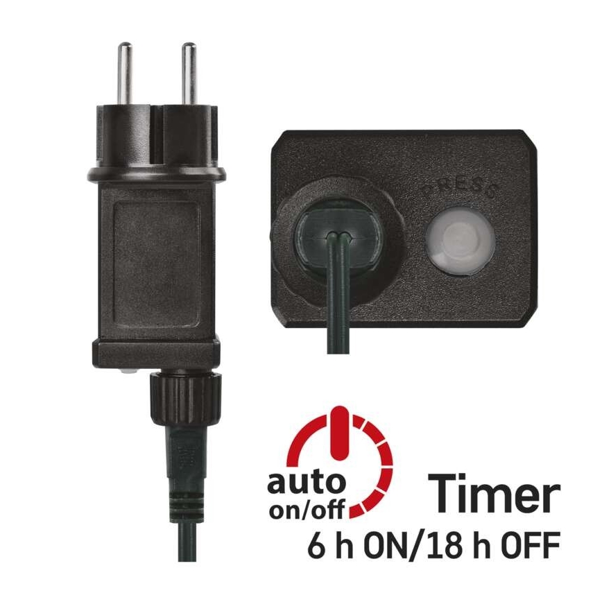 Catena luminosa LED da esterno 300xLED/11m IP44 multicolore