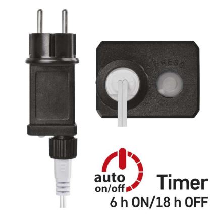 Catena luminosa LED da esterno 40 LED / 9 m IP44 bianco freddo