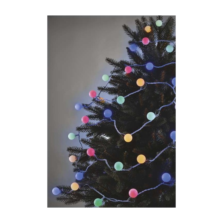 Catena luminosa LED da esterno 40 LED/9 m IP44 multicolore
