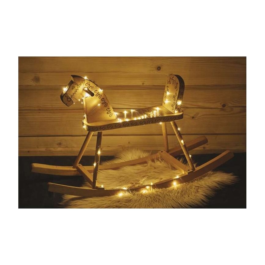 Catena luminosa LED da esterno 40xLED/9m IP44, bianco caldo