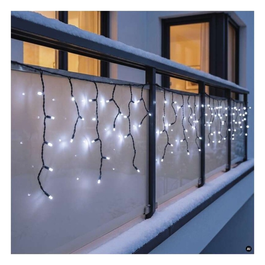 Catena luminosa LED da esterno 50xLED/3x0,4m IP44 bianco freddo