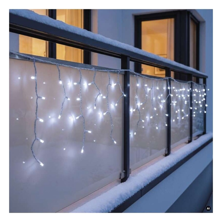 Catena luminosa LED da esterno 50xLED/3x0,4m IP44 bianco freddo