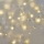 Catena luminosa LED natalizia, 40 LED, 1,5 m, alimentazione 3x AA, bianco caldo