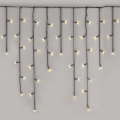 Catena luminosa LED natalizia da esterno 200 LED/8 modalità 8,6 m IP44 bianco caldo