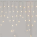 Catena luminosa LED natalizia da esterno 300xLED/8 modalità 10m IP44 bianco caldo + telecomando
