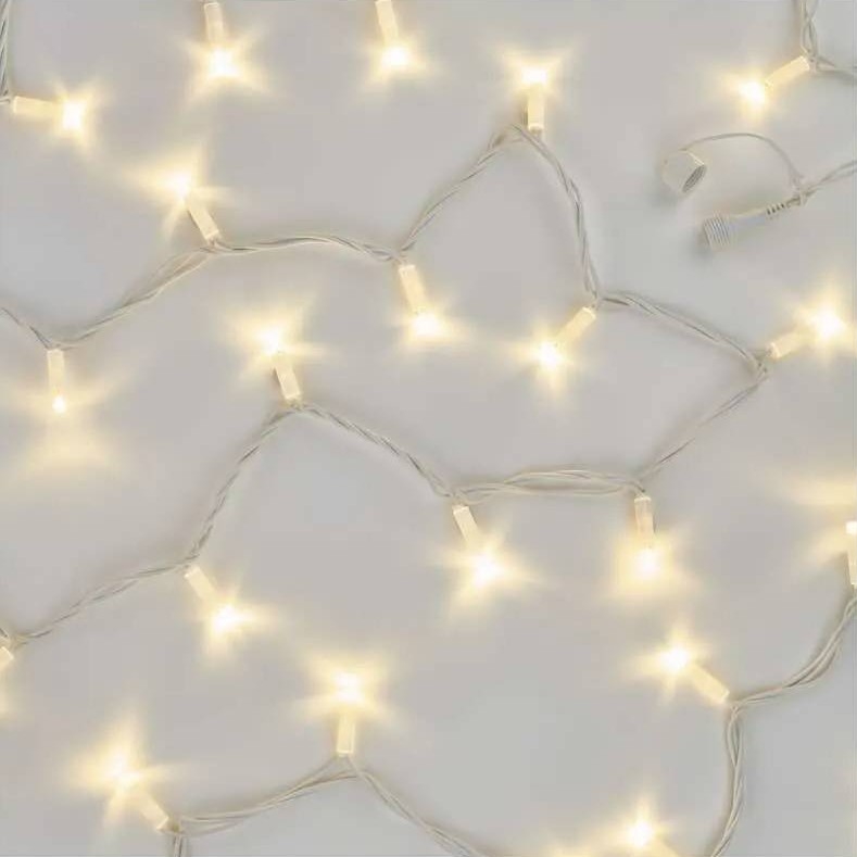 Catena luminosa LED per esterni 100 LED/10 m IP44, bianco caldo