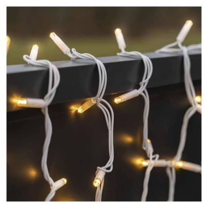 Catena luminosa LED per esterni 100 LED/10 m IP44, bianco caldo