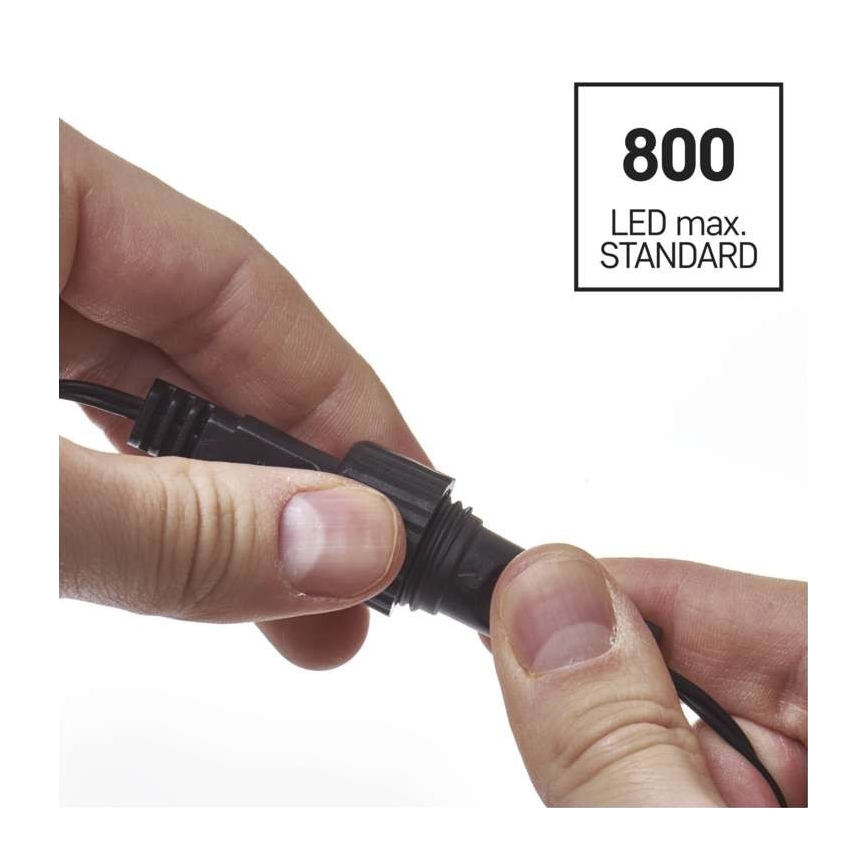 Catena luminosa LED per esterni 100xLED/15m IP44 bianco freddo