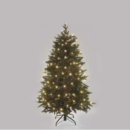 Catena luminosa LED per esterni, 120 LED (3xAA), 8,9 m, IP44, bianco caldo