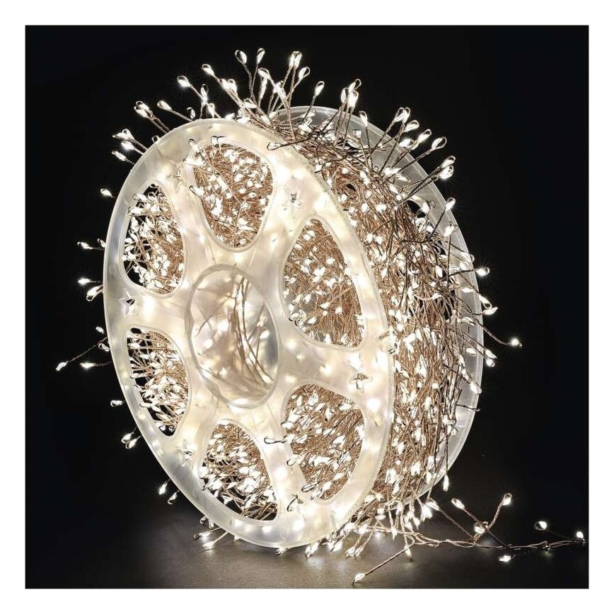 Catena luminosa LED per esterni 1440xLED/8 funzioni 14,4m IP44 bianco caldo