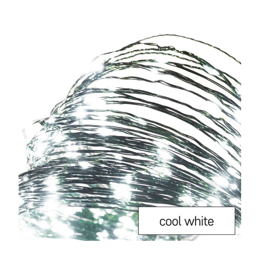 Catena luminosa LED per esterni 150xLED/20m IP44 bianco freddo