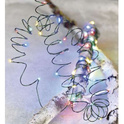 Catena luminosa LED per esterni 150xLED/20m IP44 multicolore