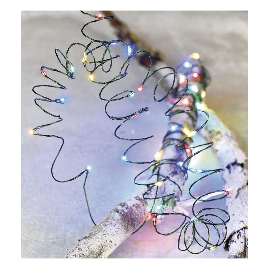 Catena luminosa LED per esterni 150xLED/20m IP44 multicolore