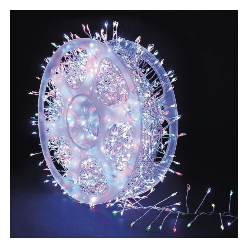 Catena luminosa LED per esterni 1920xLED/8 funzioni 19,2m IP44 multicolore
