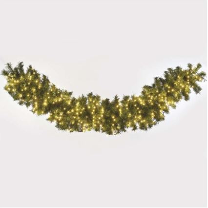 Catena luminosa LED per esterni 400 LED/13 m IP44 bianco caldo