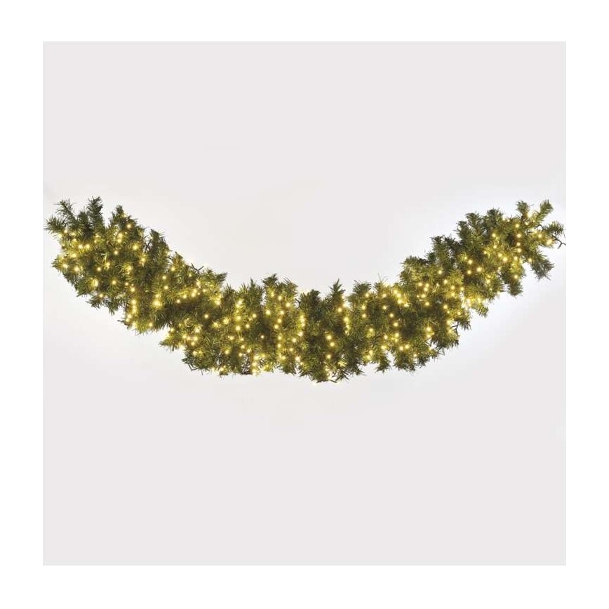 Catena luminosa LED per esterni 400 LED/13 m IP44 bianco caldo