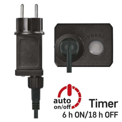 Catena luminosa LED per esterni 400 LED/13 m IP44 bianco caldo