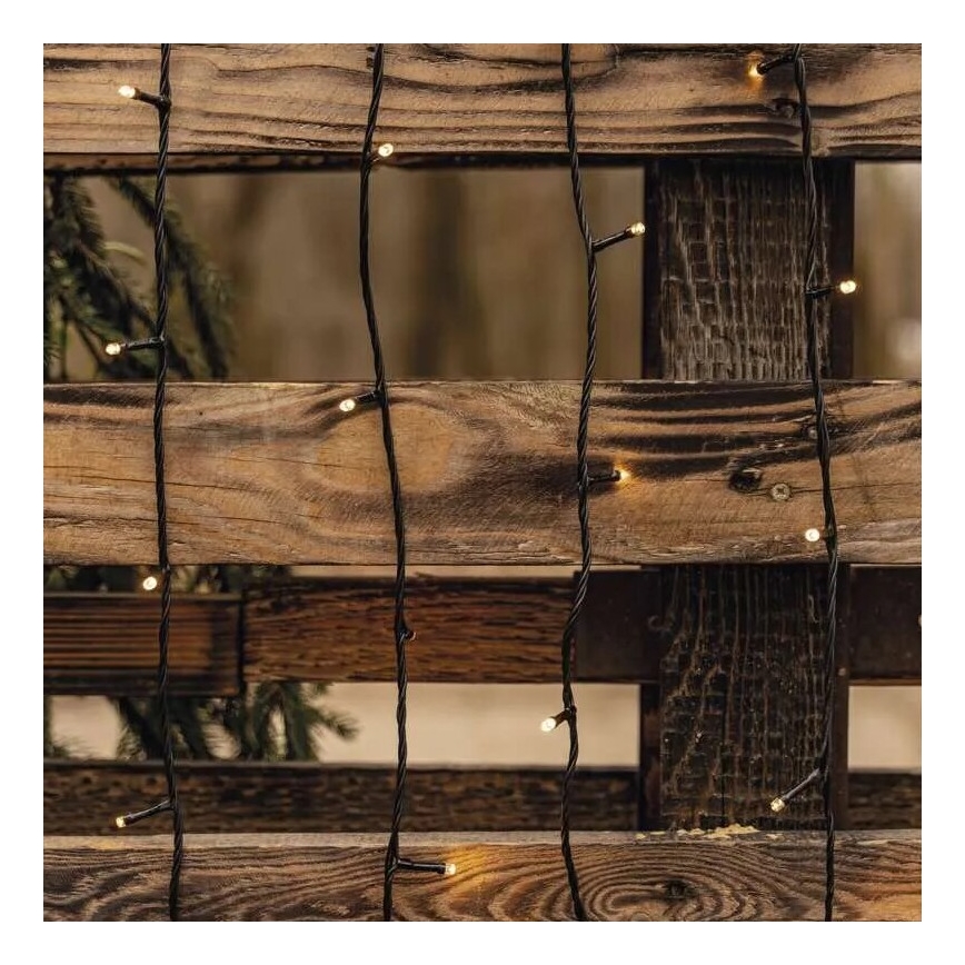 Catena luminosa LED per esterni 50xLED/5m IP44 bianco caldo