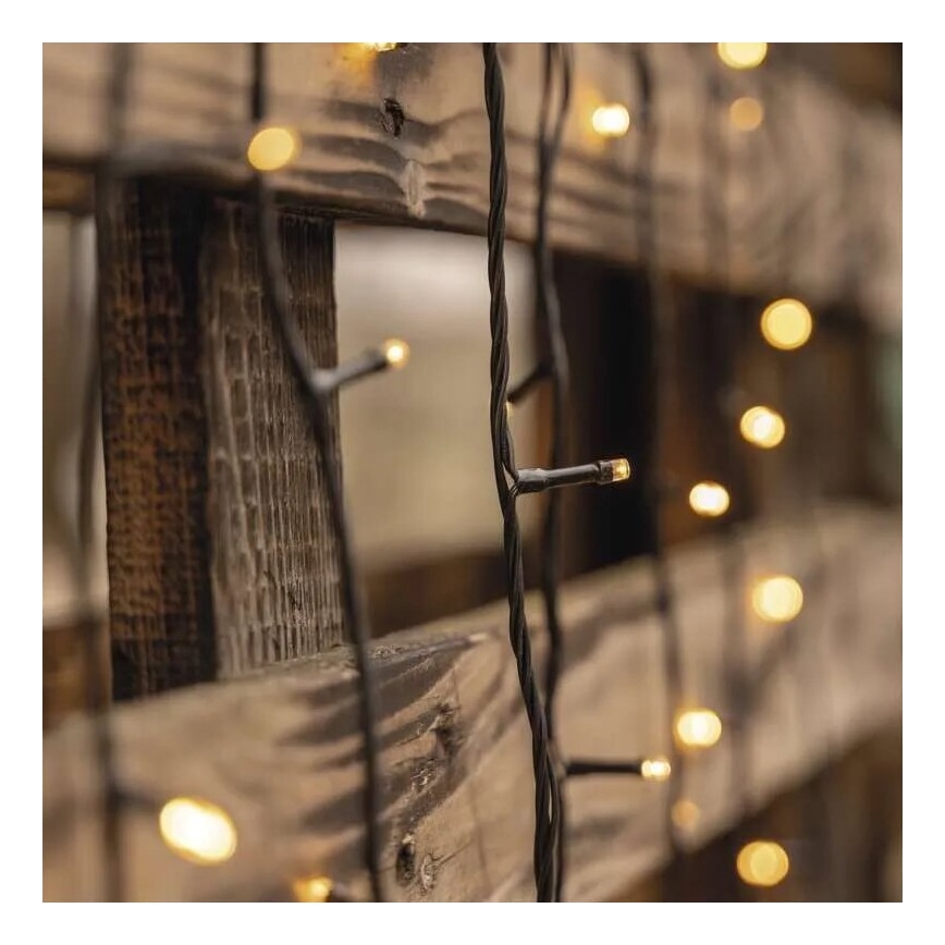 Catena luminosa LED per esterni 50xLED/5m IP44 bianco caldo