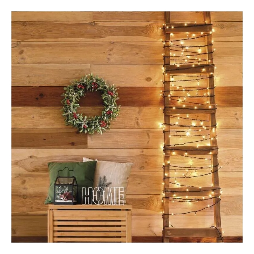 Catena luminosa LED per esterni 50xLED/5m IP44 bianco caldo