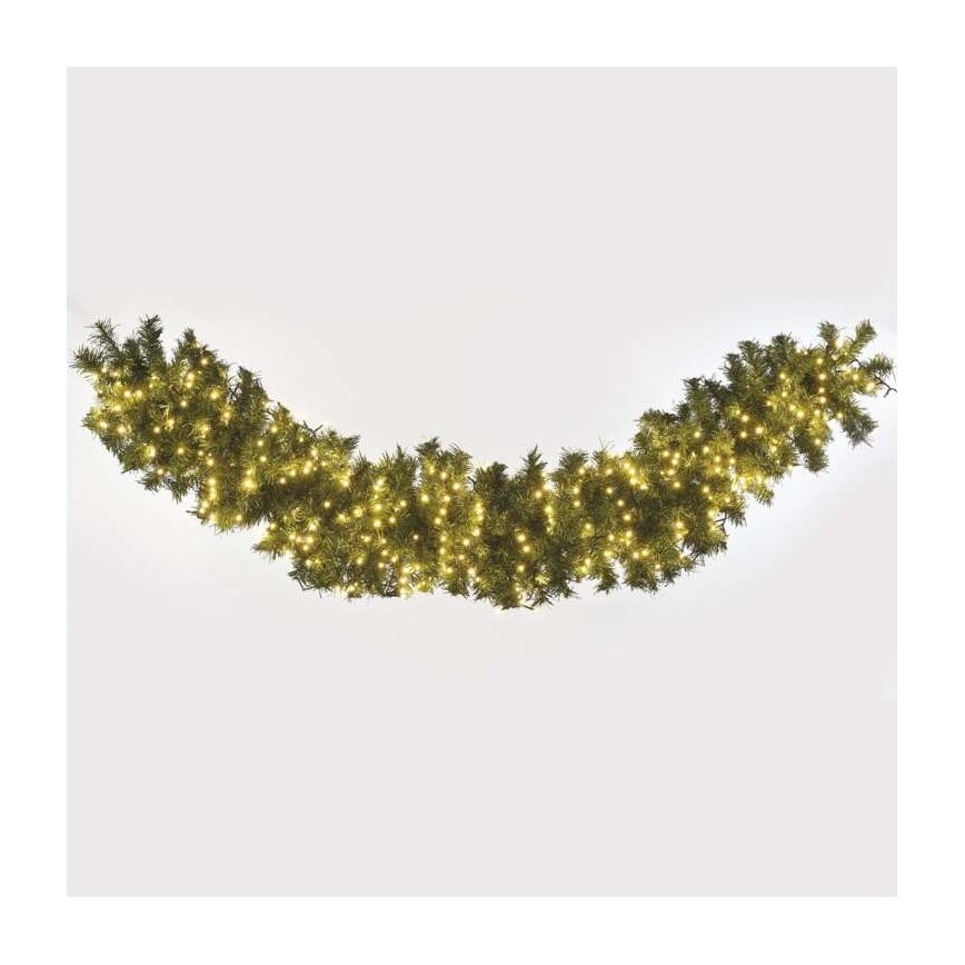 Catena luminosa LED per esterni, 600 LED, 17 m, IP44, bianco caldo