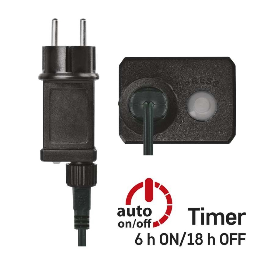 Catena luminosa LED per esterni 600 LED/17 m IP44 multicolore