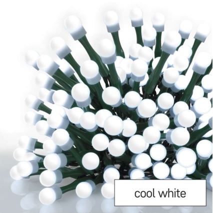 Catena luminosa LED per esterni 80xLED/13m IP44, bianco freddo