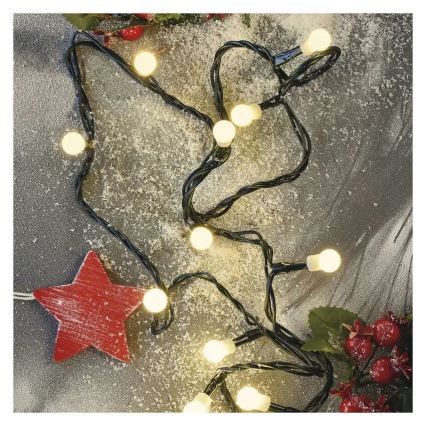 Catena luminosa LED per Natale 300xLED/230V/8 funzioni 35m IP44 bianco caldo