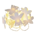 Catena luminosa LED per Natale CHAIN 10xLED/2xAA 1,65m bianco caldo