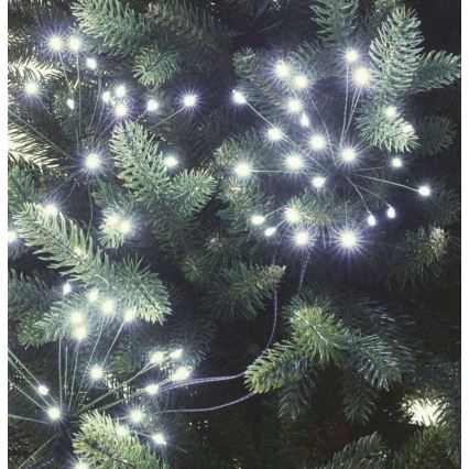 Catena luminosa natalizia 450 LED, 8+3 m, bianco freddo