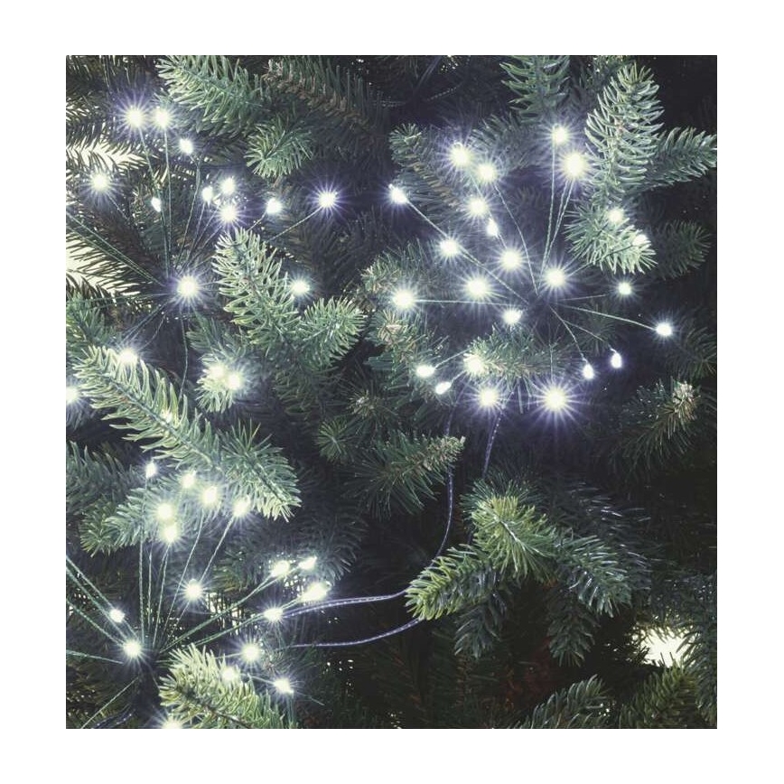 Catena luminosa natalizia 450 LED, 8+3 m, bianco freddo