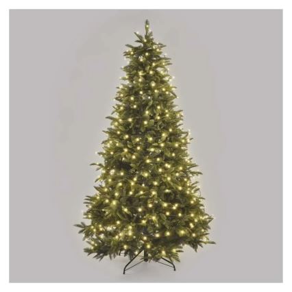 Catena luminosa natalizia 480 LED/8 funzioni 53 m IP44 bianco caldo