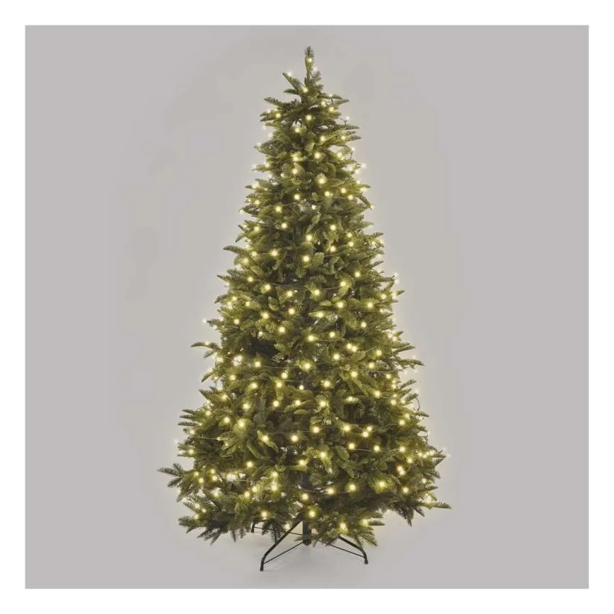 Catena luminosa natalizia 480 LED/8 funzioni 53 m IP44 bianco caldo