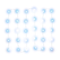 Catena luminosa natalizia a LED 30xLED/3xAA 3,3m bianco freddo
