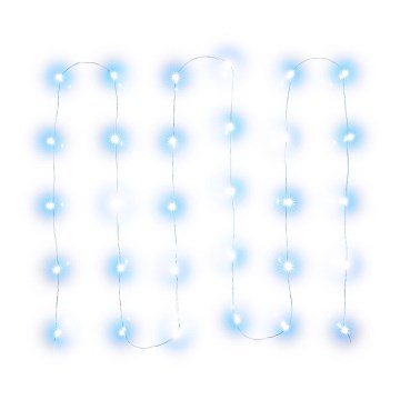 Catena luminosa natalizia a LED 30xLED/3xAA 3,3m bianco freddo