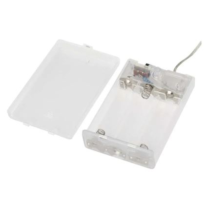 Catena luminosa natalizia a LED 40xLED/3xAA 1,5 m bianco caldo