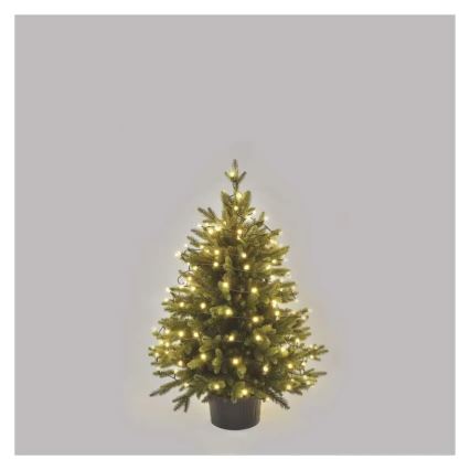 Catena luminosa natalizia a LED 80xLED/230V/8 funzioni 13m IP44 bianco caldo