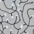 Catena luminosa natalizia a LED per esterni 100 LED/10 m IP44, bianco freddo