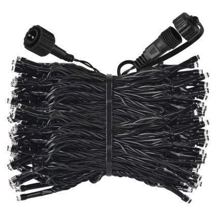 Catena luminosa natalizia a LED per esterni 100 LED/10 m IP44, bianco freddo