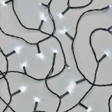 Catena luminosa natalizia da esterno 120xLED/17m IP44 bianco freddo