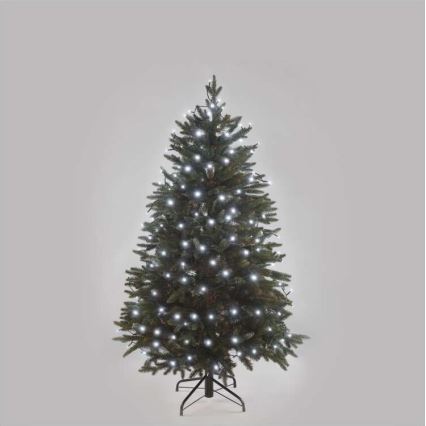 Catena luminosa natalizia da esterno 120xLED/17m IP44 bianco freddo