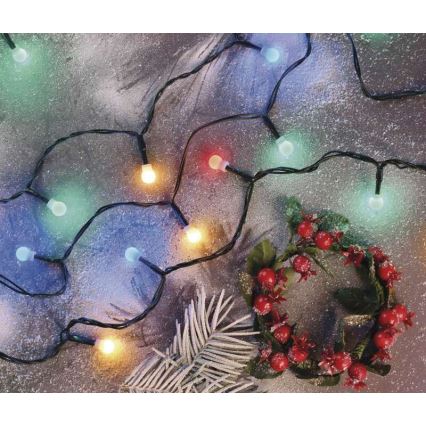 Catena luminosa natalizia da esterno 480 LED/53 m IP44 multicolore